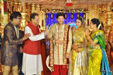 Music Director Koti Son Rajeev Wedding Reception Photos